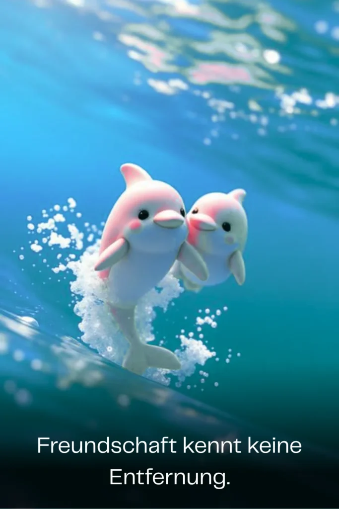 Freundschaft kennt keine Entfernung.