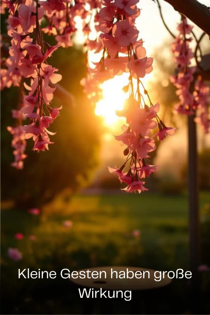 Kleine Gesten haben große Wirkung