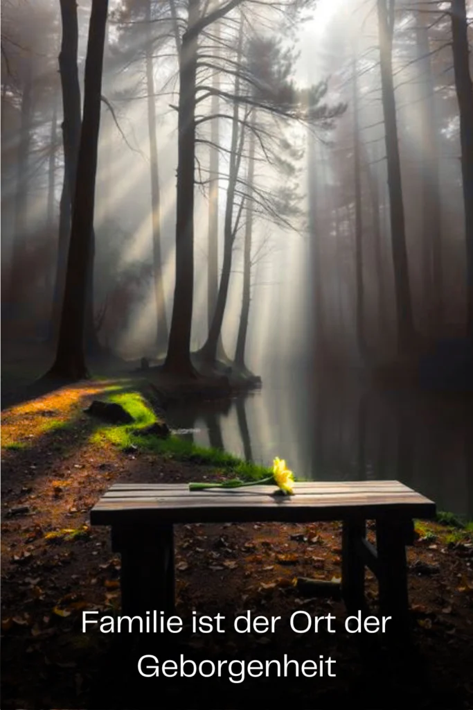 Familie ist der Ort der Geborgenheit