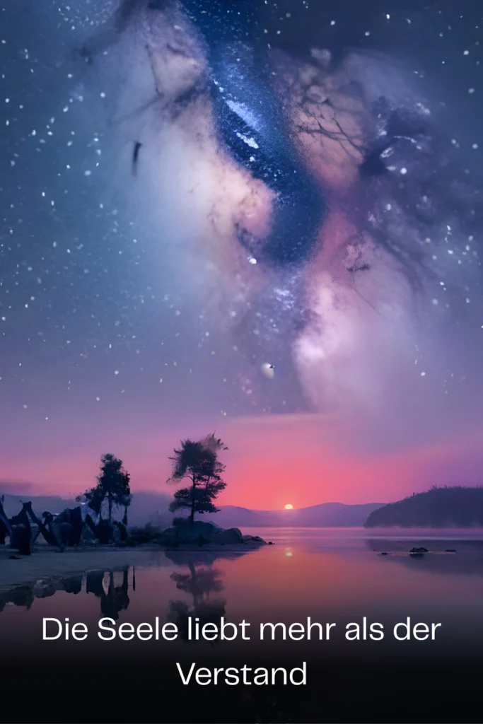 Die Seele liebt mehr als der Verstand