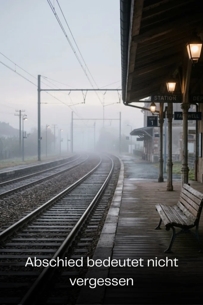 Abschied bedeutet nicht vergessen