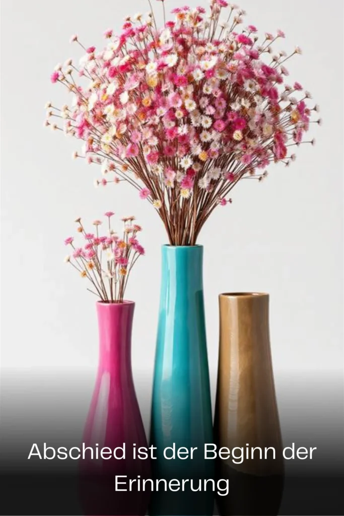 Abschied ist der Beginn der Erinnerung