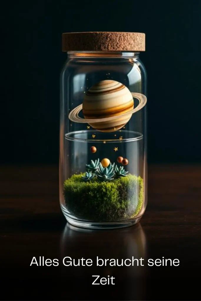 Alles Gute braucht seine Zeit