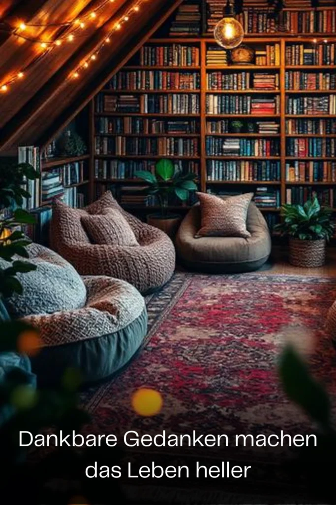 Dankbare Gedanken machen das Leben heller