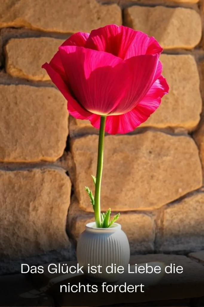 Das Glück ist die Liebe die nichts fordert