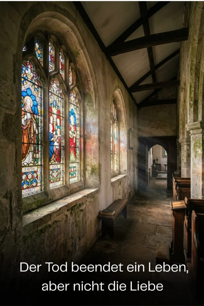 Der Tod beendet ein Leben, aber nicht die Liebe