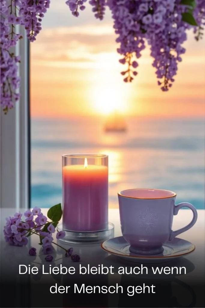 Die Liebe bleibt auch wenn der Mensch geht
