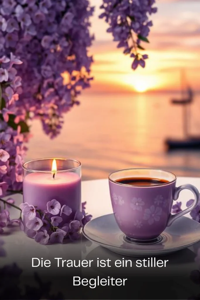 Die Trauer ist ein stiller Begleiter