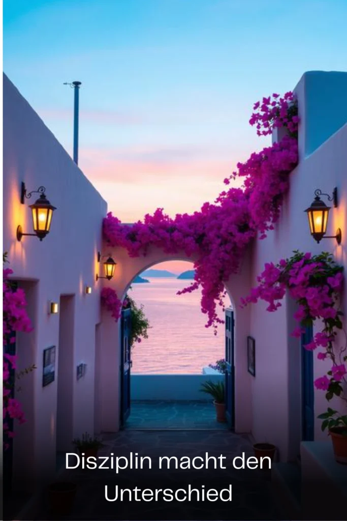 Disziplin macht den Unterschied