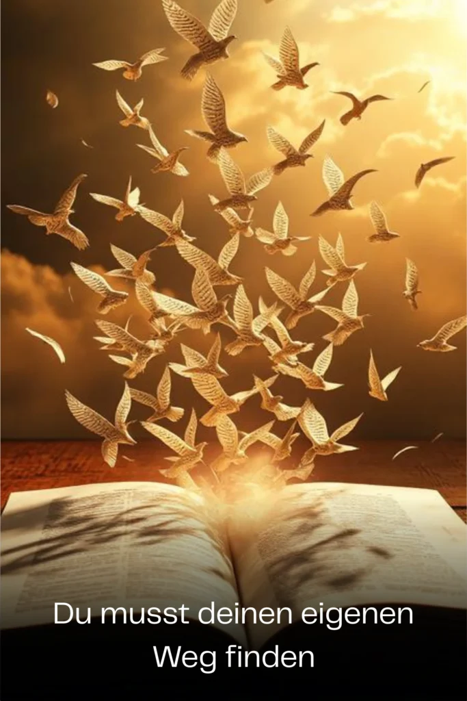 Du musst deinen eigenen Weg finden