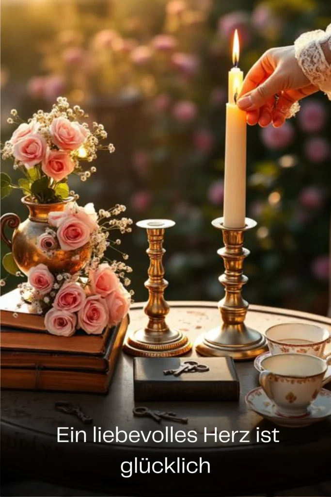 Ein liebevolles Herz ist glücklich