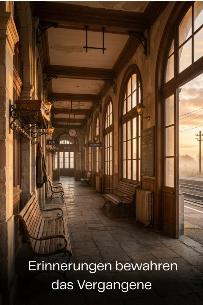 Erinnerungen bewahren das Vergangene