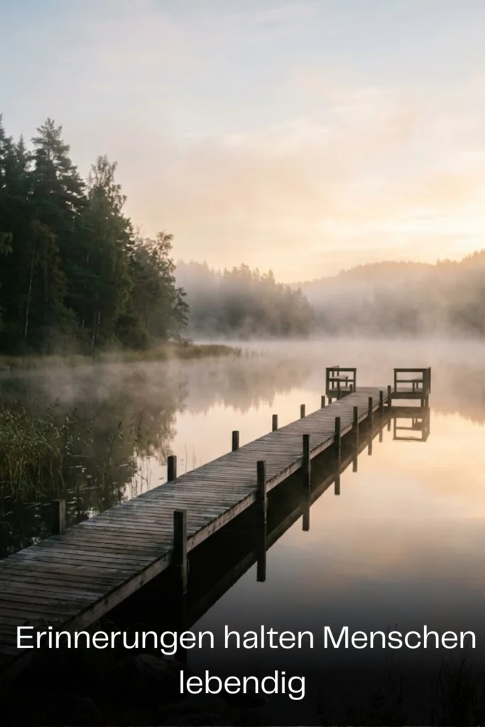 Erinnerungen halten Menschen lebendig