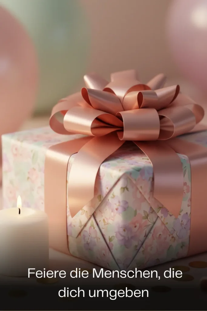 Feiere die Menschen, die dich umgeben