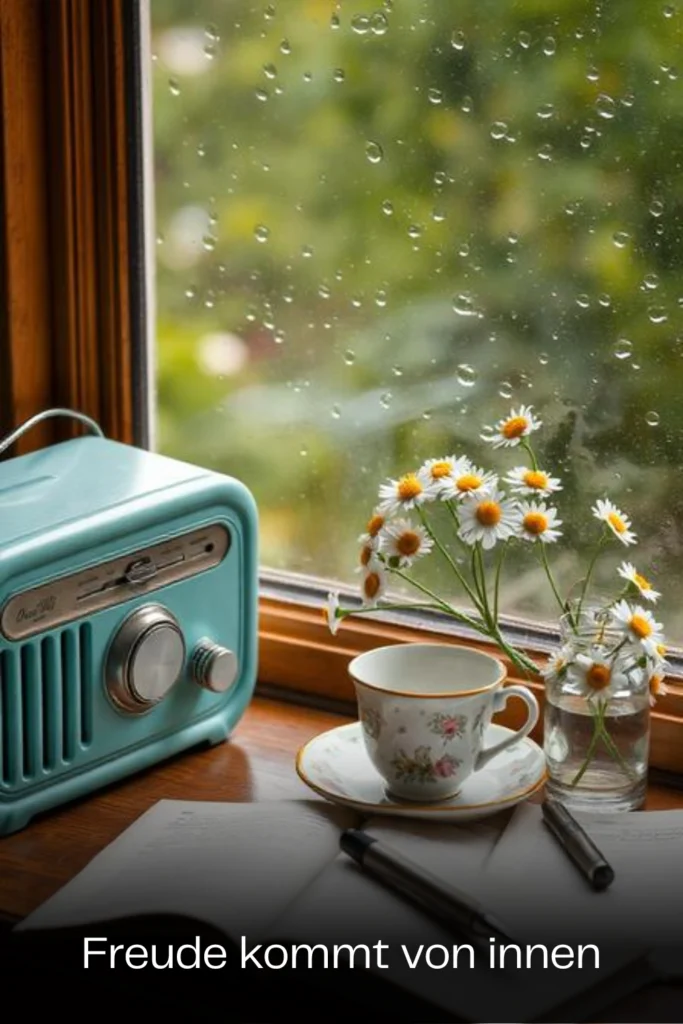 Freude kommt von innen