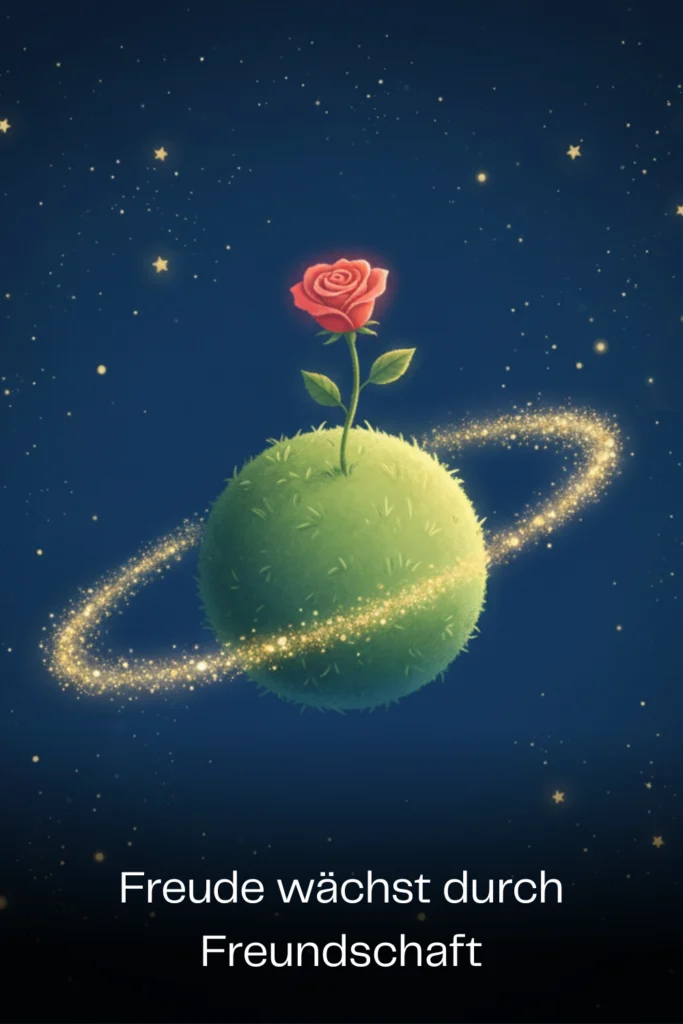Freude wächst durch Freundschaft