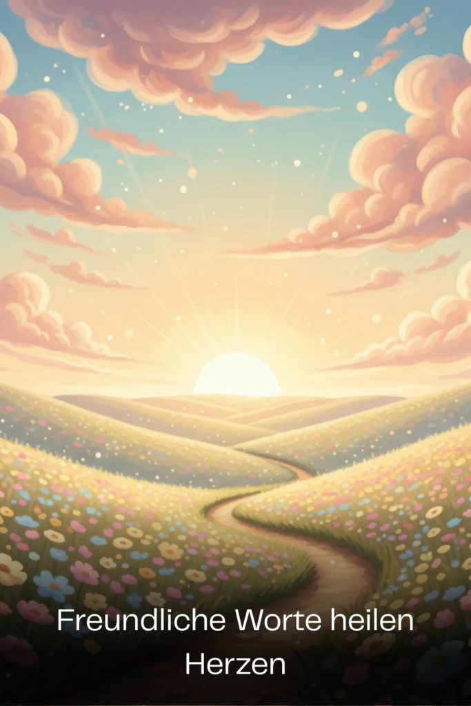 Freundliche Worte heilen Herzen