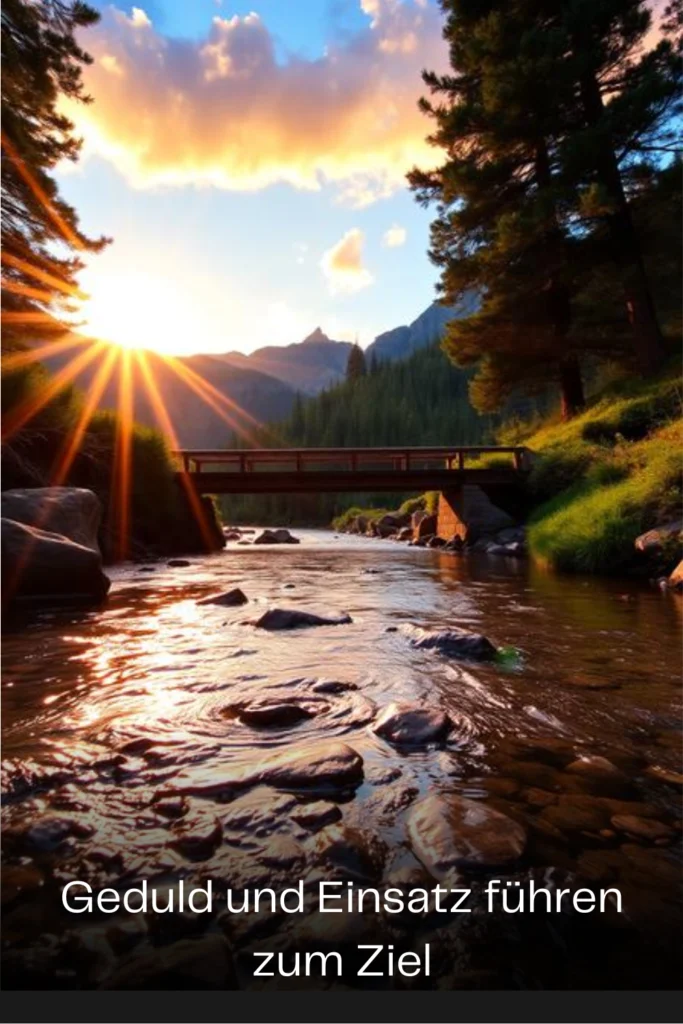 Geduld und Einsatz führen zum Ziel