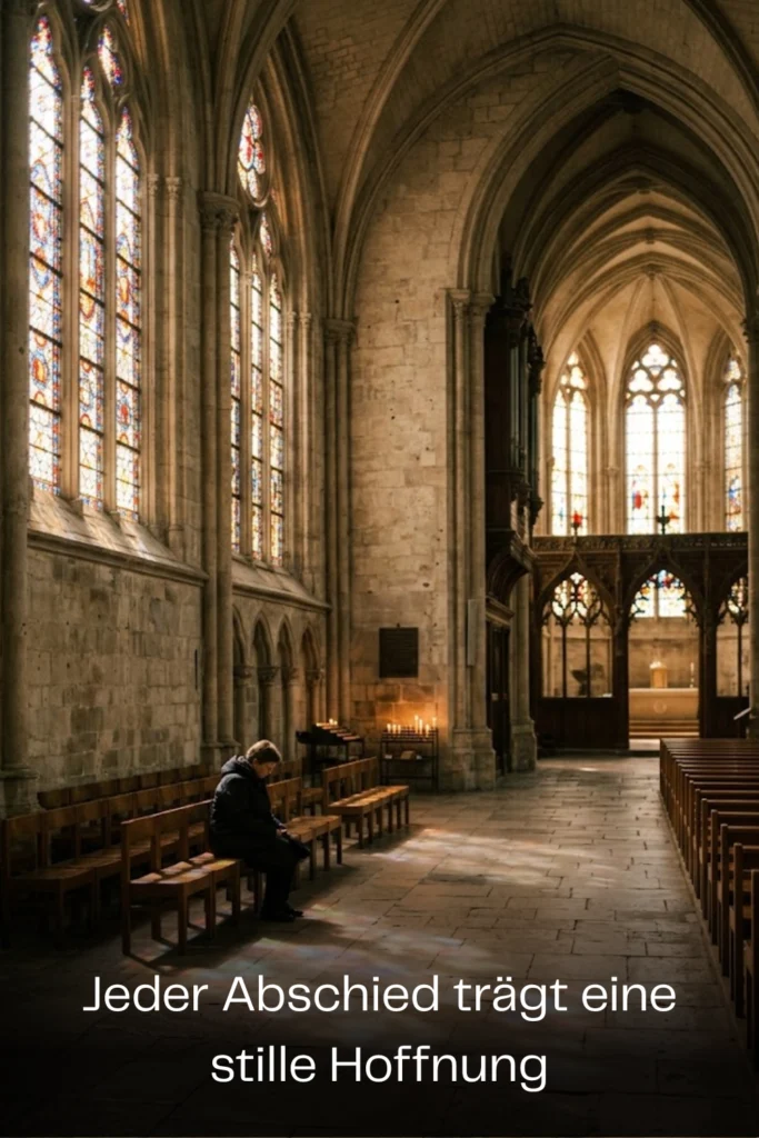 Jeder Abschied trägt eine stille Hoffnung