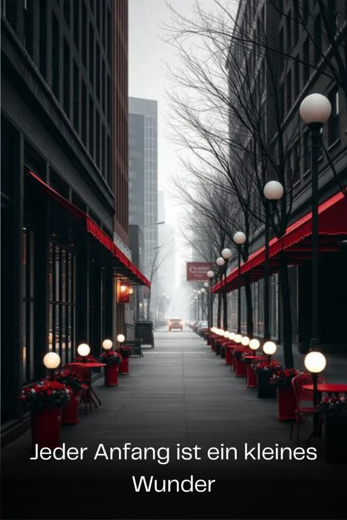 Jeder Anfang ist ein kleines Wunder