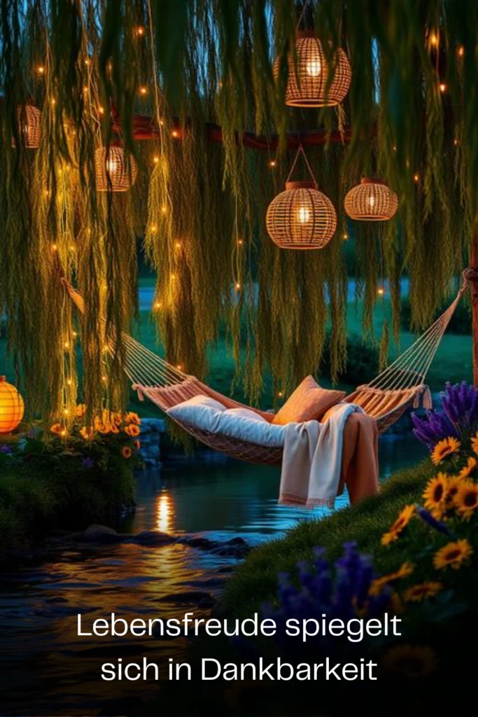 Lebensfreude spiegelt sich in Dankbarkeit