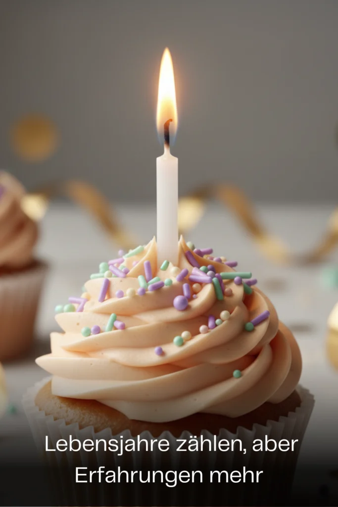 Lebensjahre zählen, aber Erfahrungen mehr