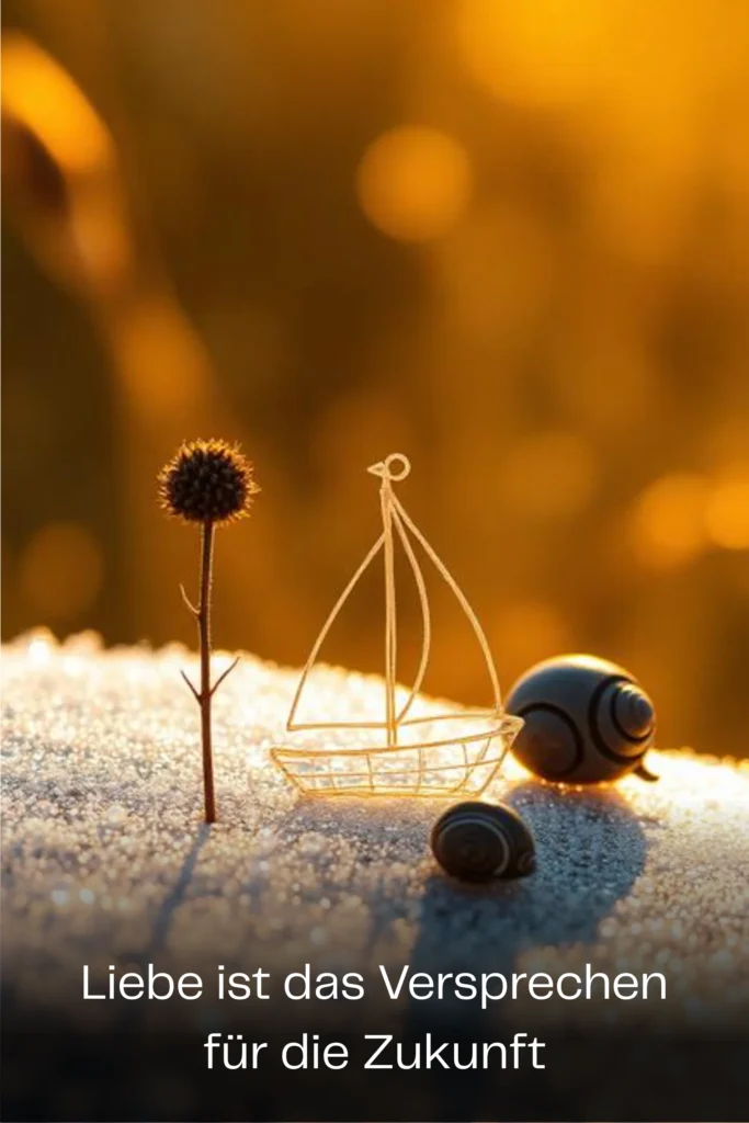 Liebe ist das Versprechen für die Zukunft
