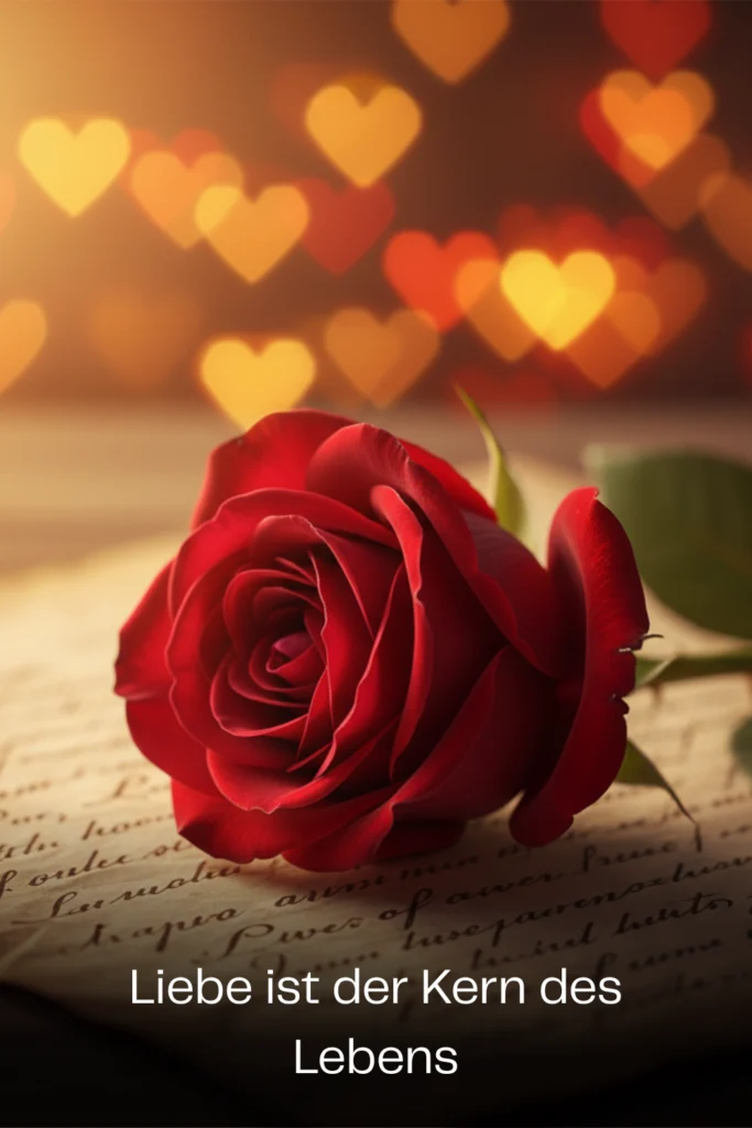 Liebe ist der Kern des Lebens
