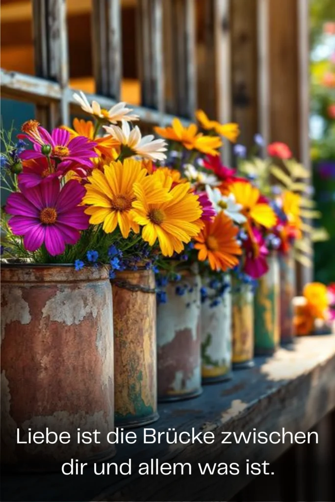 Liebe ist die Brücke zwischen dir und allem was ist