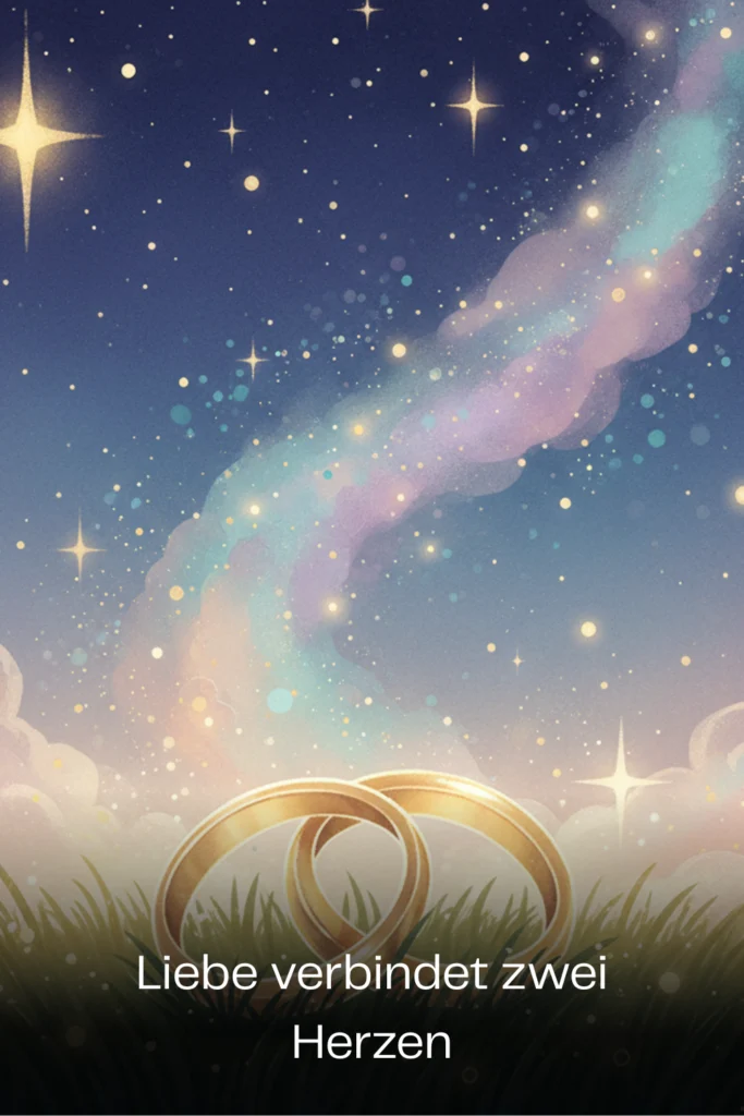 Liebe verbindet zwei Herzen