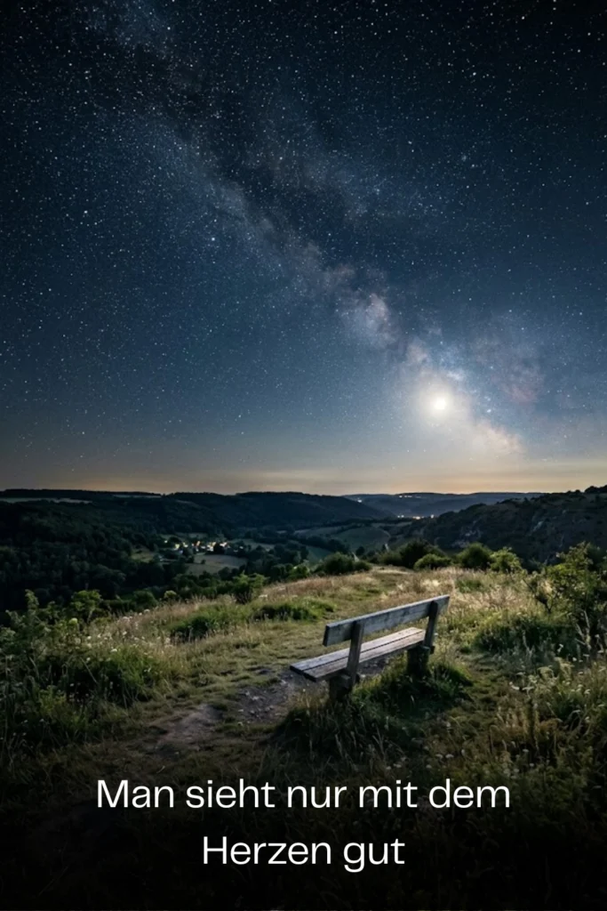 Man sieht nur mit dem Herzen gut