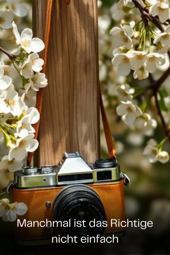 Manchmal ist das Richtige nicht einfach