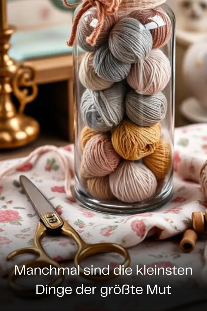 Manchmal sind die kleinsten Dinge der größte Mut