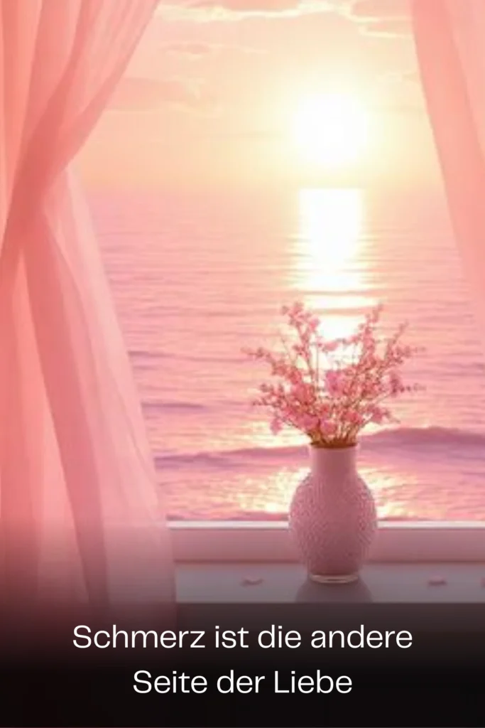 Schmerz ist die andere Seite der Liebe