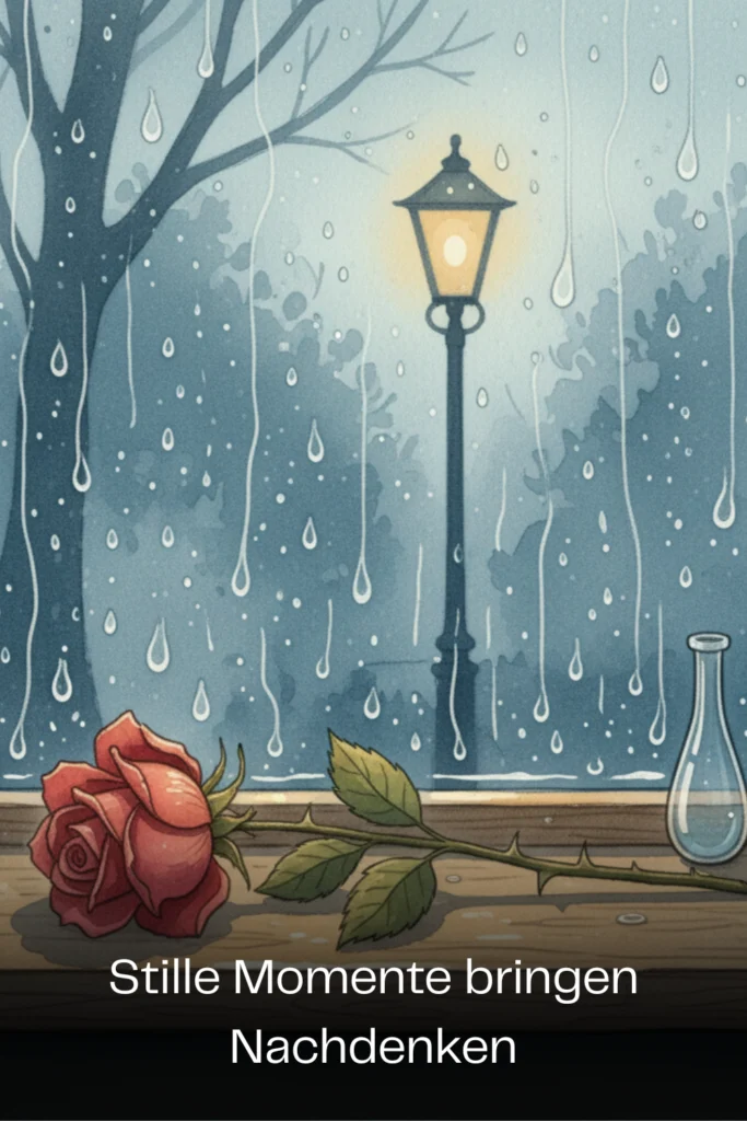 Stille Momente bringen Nachdenken