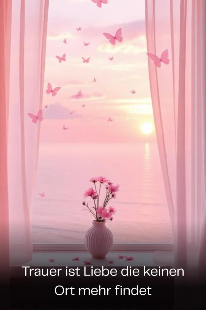 Trauer ist Liebe die keinen Ort mehr findet