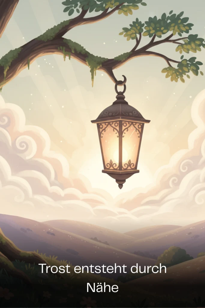 Trost entsteht durch Nähe