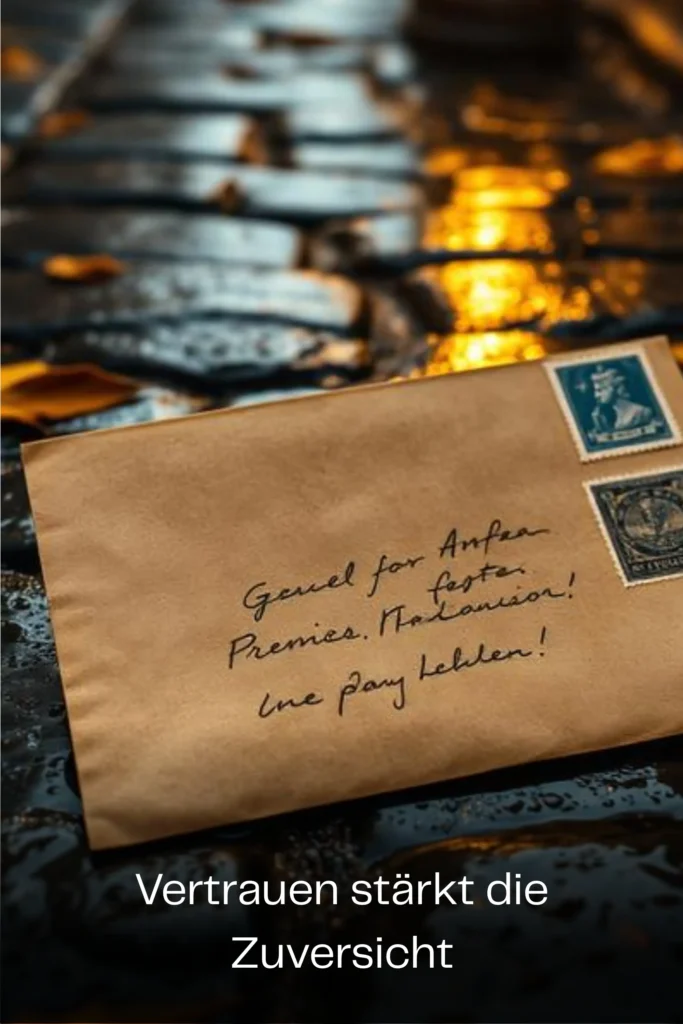 Vertrauen stärkt die Zuversicht