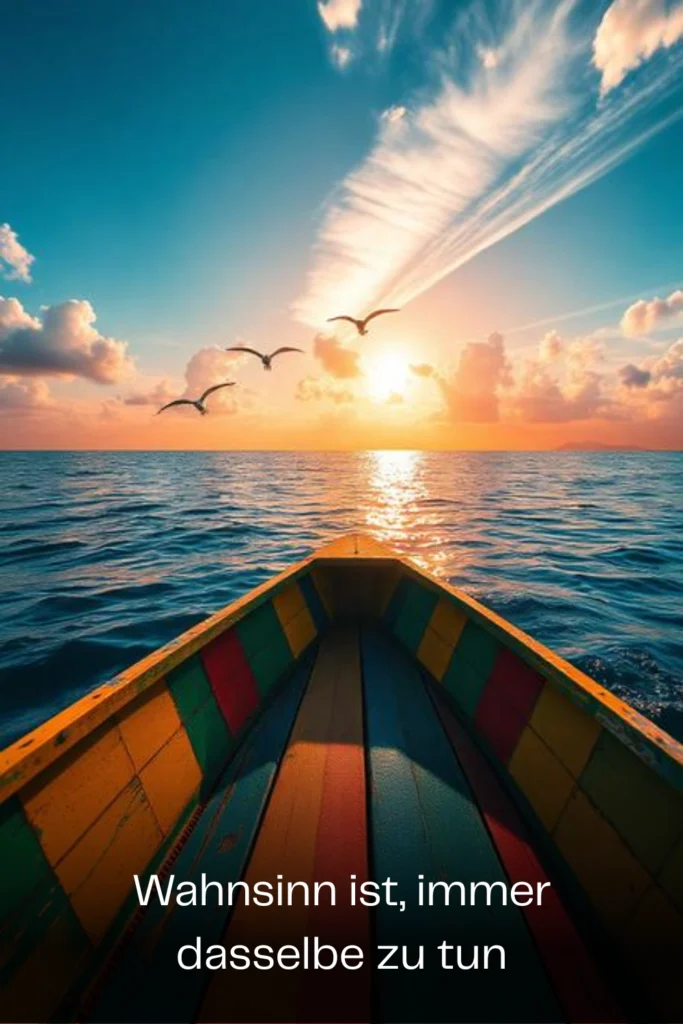 Wahnsinn ist, immer dasselbe zu tun