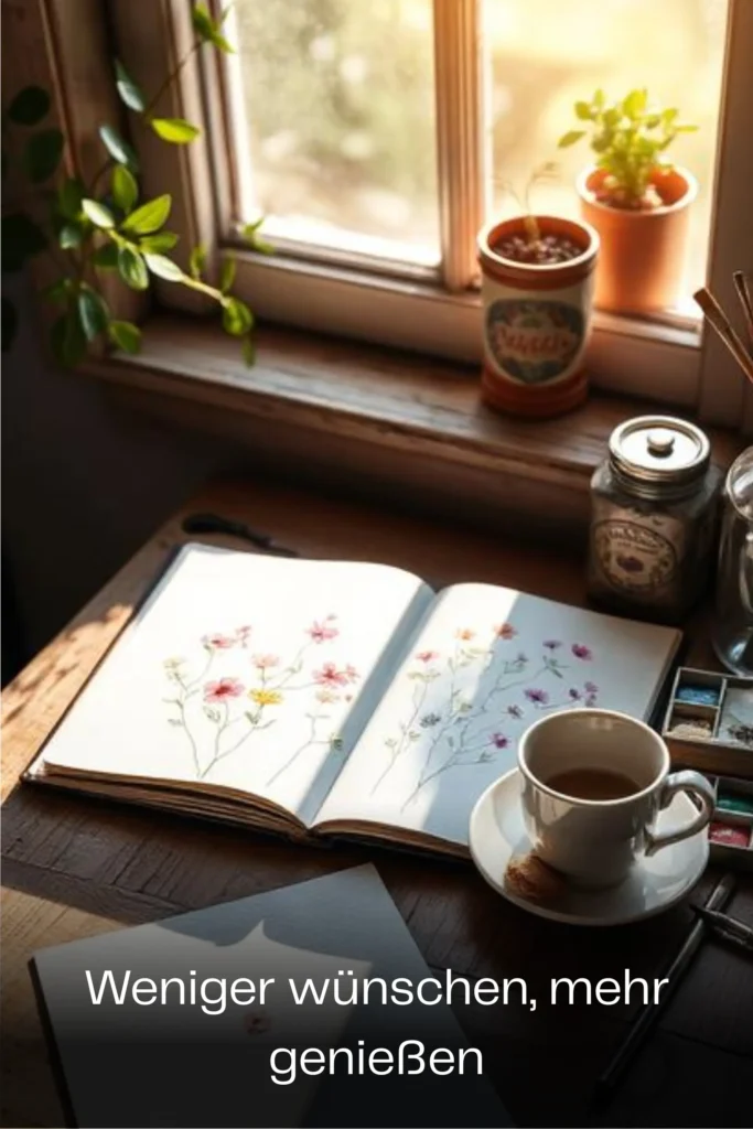 Weniger wünschen, mehr genießen