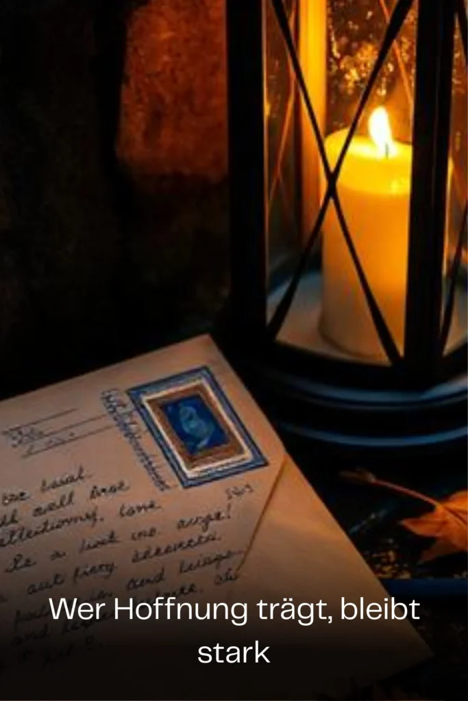 Wer Hoffnung trägt, bleibt stark

