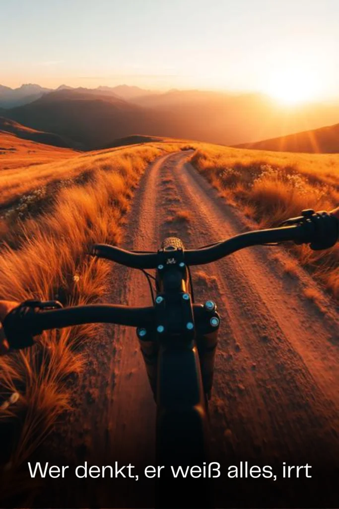 Wer denkt, er weiß alles, irrt