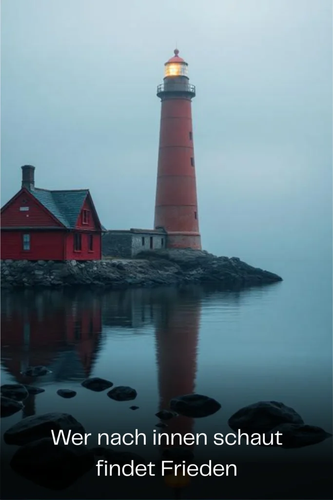 Wer nach innen schaut findet Frieden