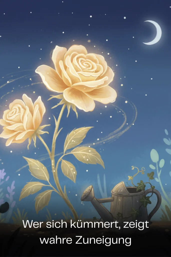 Wer sich kümmert, zeigt wahre Zuneigung