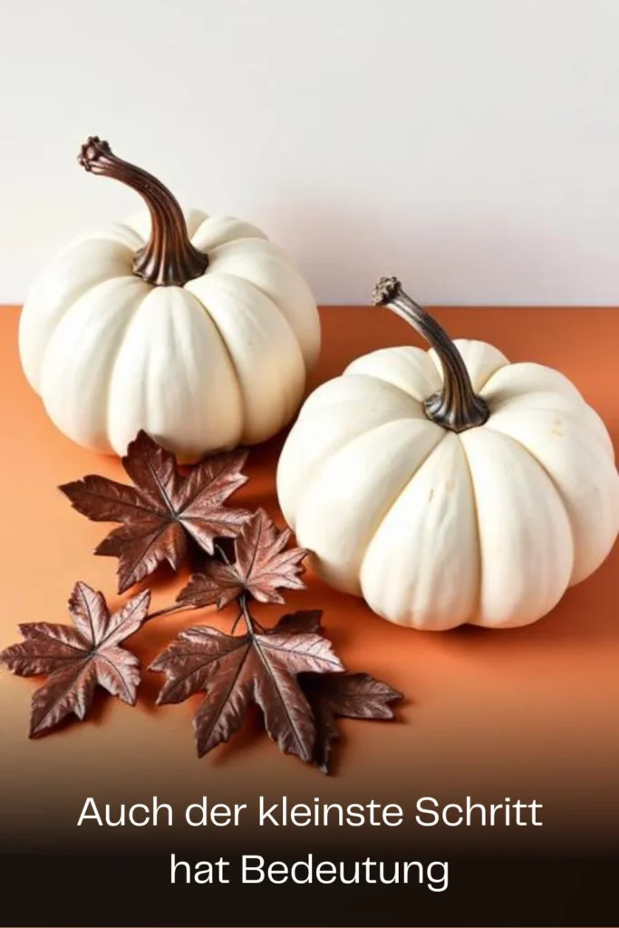 Auch der kleinste Schritt hat Bedeutung