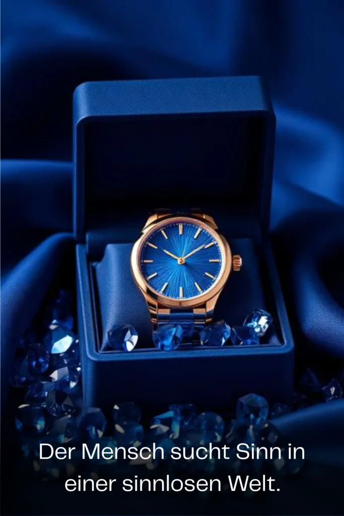 Der Mensch sucht Sinn in einer sinnlosen Welt