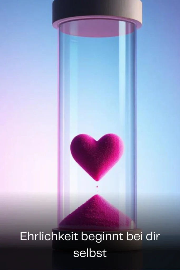 Ehrlichkeit beginnt bei dir selbst