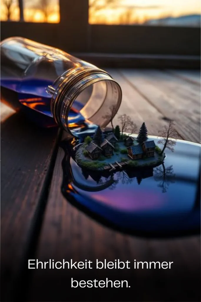 Ehrlichkeit bleibt immer bestehen