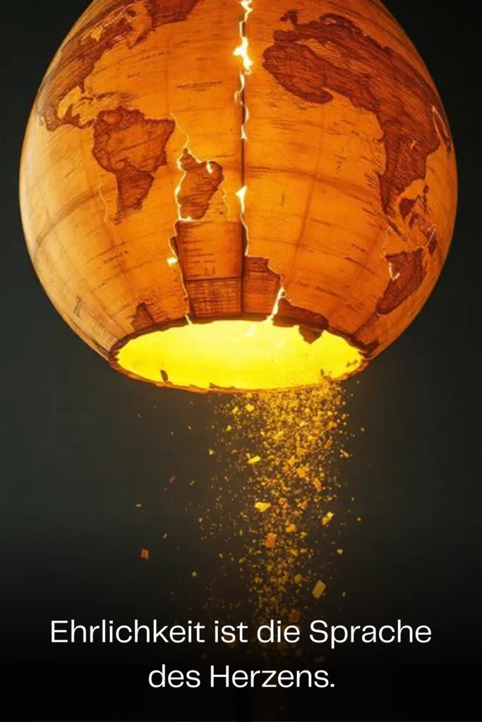 Ehrlichkeit ist die Sprache des Herzens
