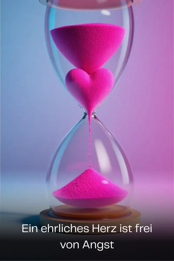 Ein ehrliches Herz ist frei von Angst